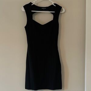 Express Black Backless Dress